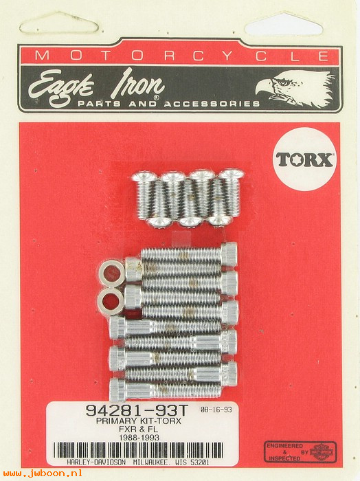   94281-93T (94281-93T): Primary screw kit - torx - NOS - FLT 88-93. FXR