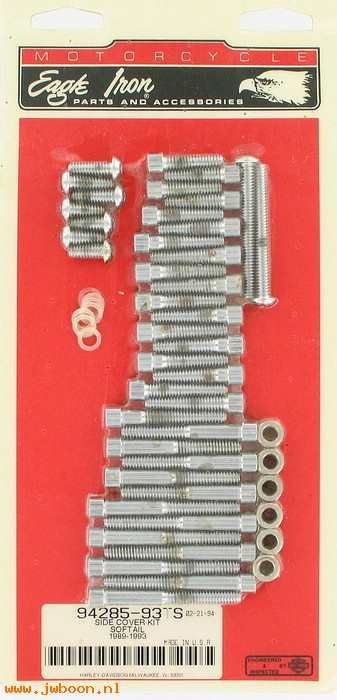   94285-93TS (94285-93TS): Primary & gear cover screw kit,smooth allen head -NOS- FXST 89-93