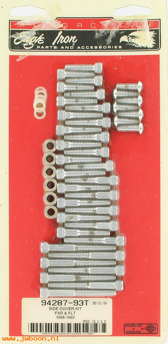   94287-93T (94287-93T): Primary and gear cover screw kit - allen head -NOS- FLT,FXR 88-92