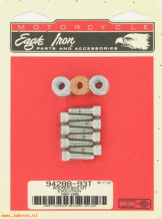   94288-93T (94288-93T): Rocker box hardware kit - allen head - NOS - EVO 84-94