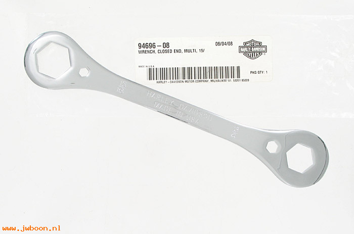   94696-08 (94696-08): Wrench, closed end, multi, 15/16" x 3/4" - NOS