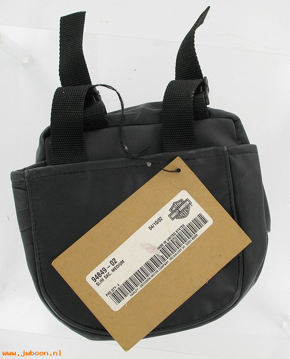   94849-02 (94849-02): "Slim Sac" bag for backrest pad - medium backrest - NOS