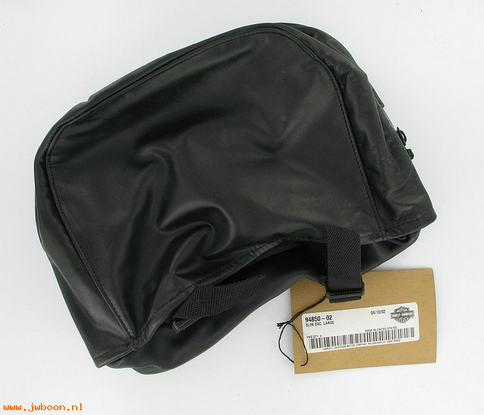  94850-02 (94850-02): "Slim Sac" bag for backrest pad - Touring backrest - NOS