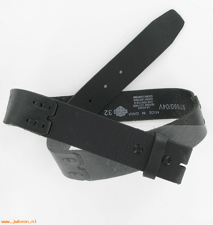   97660-04V32 (97660-04V/3200): Belt-scroll branded, black - size 32 - NOS