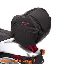   98909-01 (98909-01): "Sac" luggage rack bag - leather - NOS - VRSC 02-