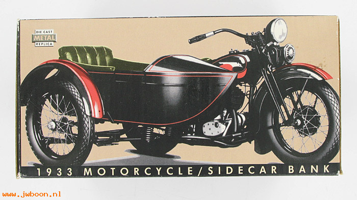   99198-94V (99198-94V): 1933 Motorcycle with sidecar bank - 1:12 - NOS