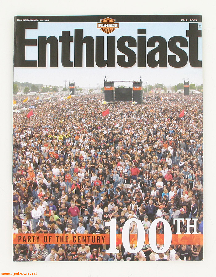   99368-03VD (99368-03VD): Enthusiast - Fall 2003 - 100th Anniversary - NOS