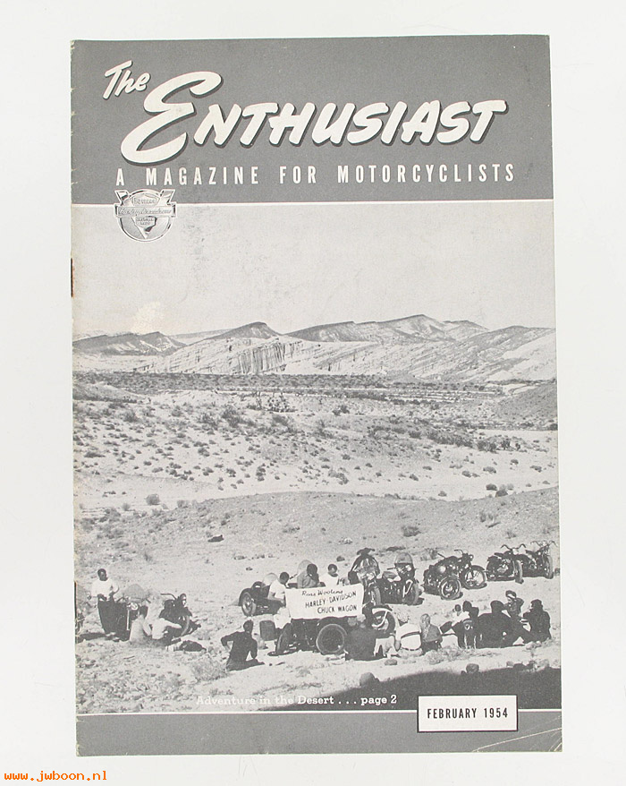   99368-54V02 (99368-54V02): Enthusiast - February 1954 - NOS