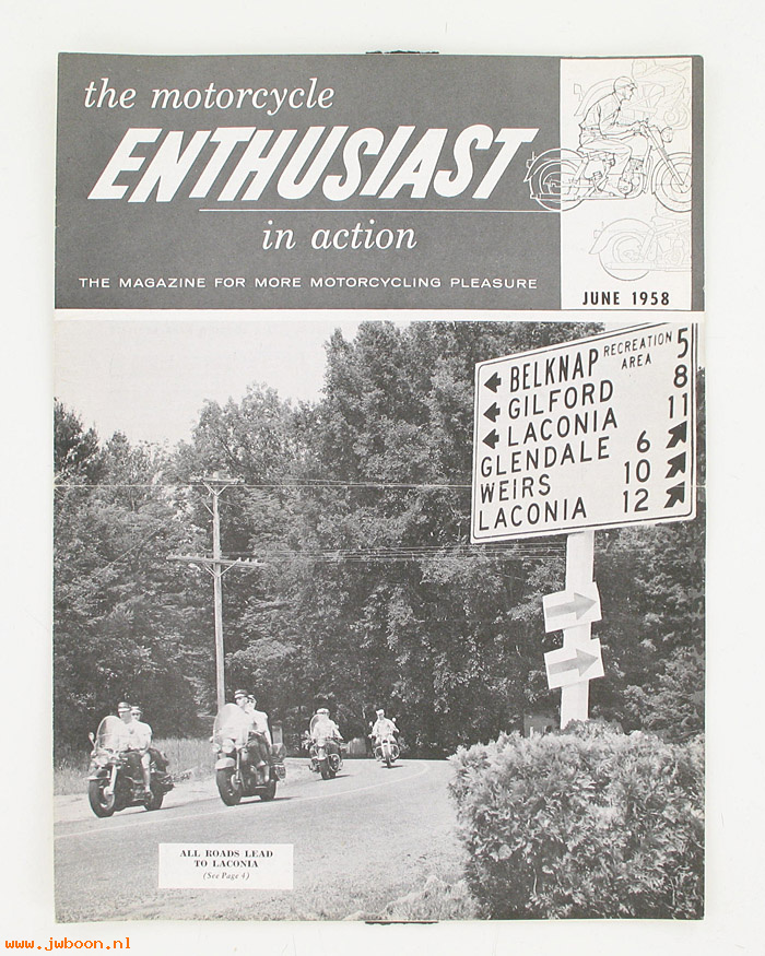   99368-58V06 (99368-58V06): Enthusiast - June 1958 - NOS