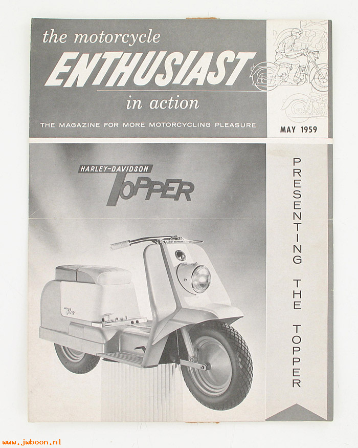   99368-59V05 (99368-59V05): Enthusiast - May 1959 - introducing the Topper - NOS