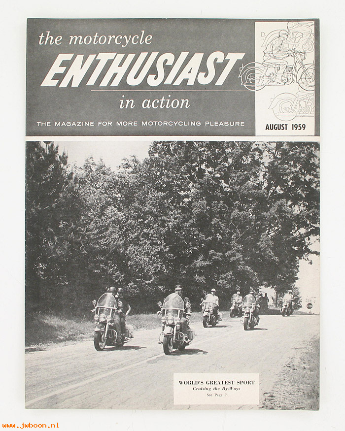   99368-59V08 (99368-59V08): Enthusiast - August 1959 - NOS
