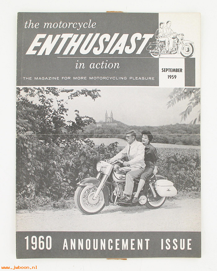   99368-59V09 (99368-59V09): Enthusiast - September 1959 - introducing the 1960 models - NOS