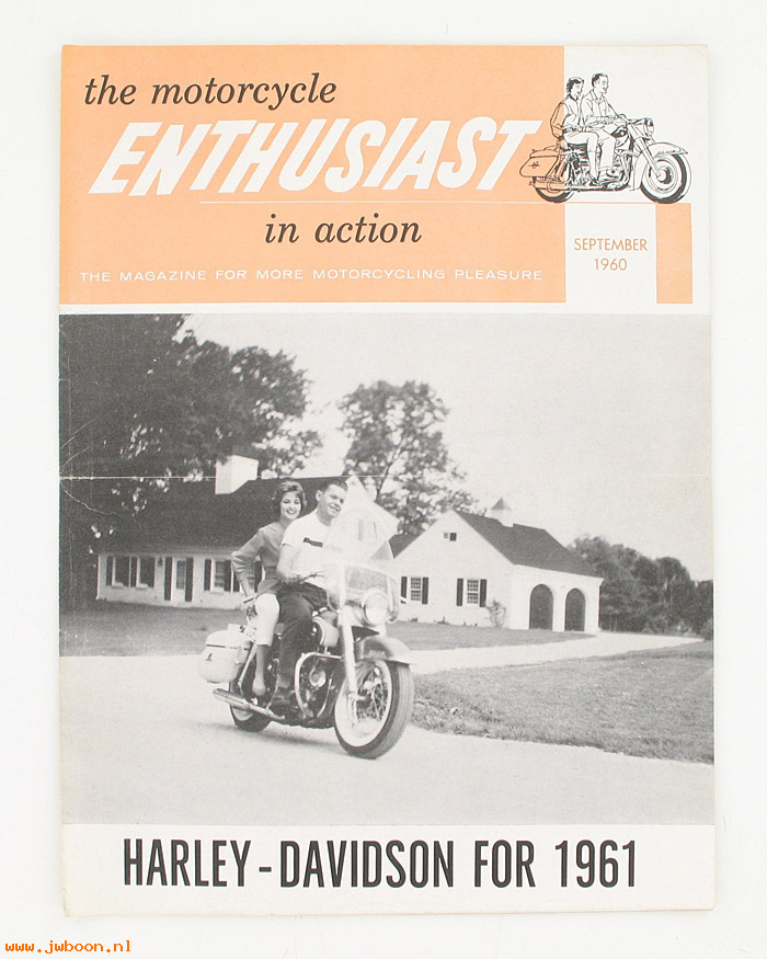   99368-60V09 (99368-60V09): Enthusiast - September 1960 - introducing the 1961 models - NOS