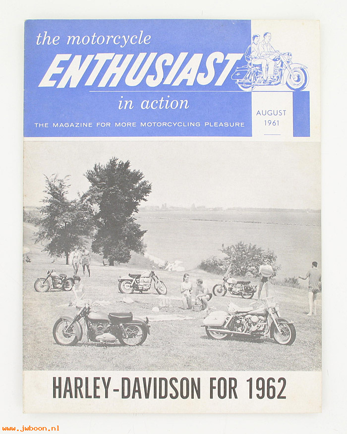   99368-61V08 (99368-61V08): Enthusiast - August 1961 - introducing the 1962 models - NOS