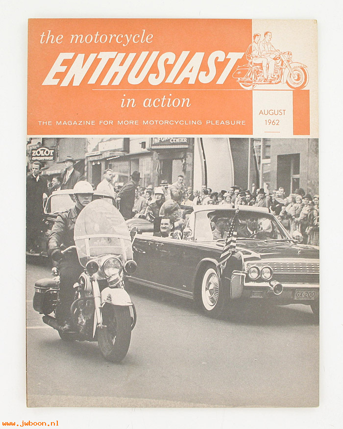   99368-62V08 (99368-62V08): Enthusiast - August 1962 - NOS