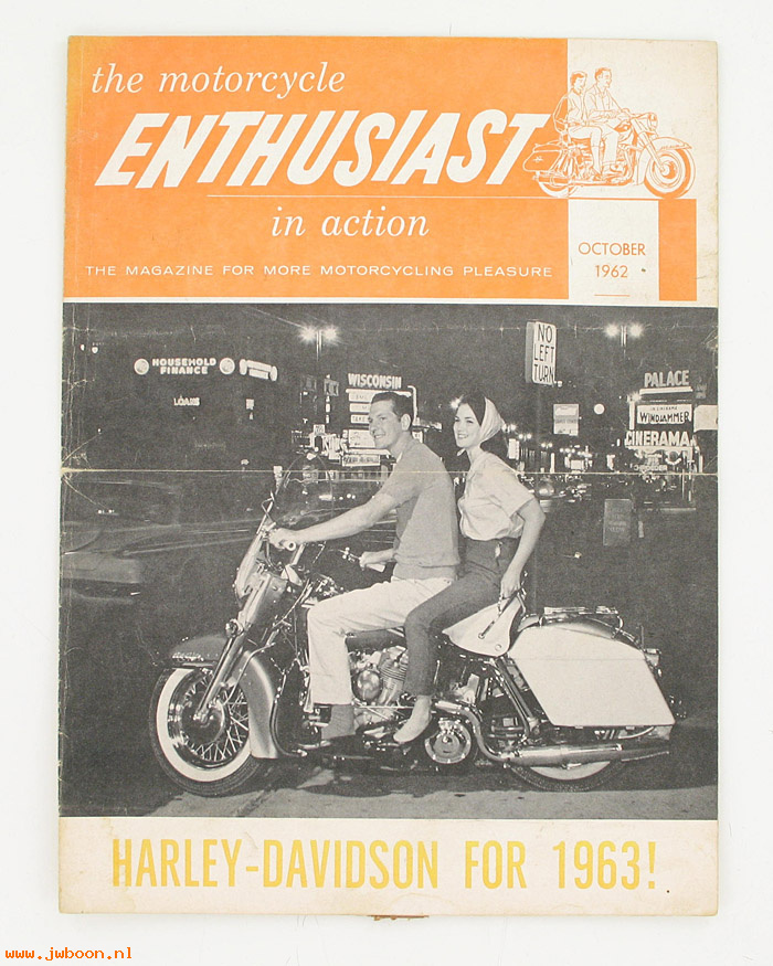   99368-62V10 (99368-62V10): Enthusiast - October 1962 - introducing the 1963 models - NOS