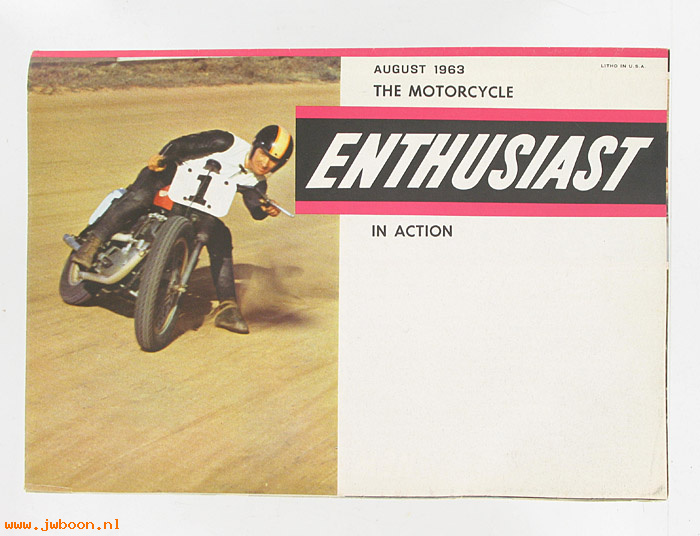   99368-63V08 (99368-63V08): Enthusiast - August 1963 - introducing the 1964 models - NOS