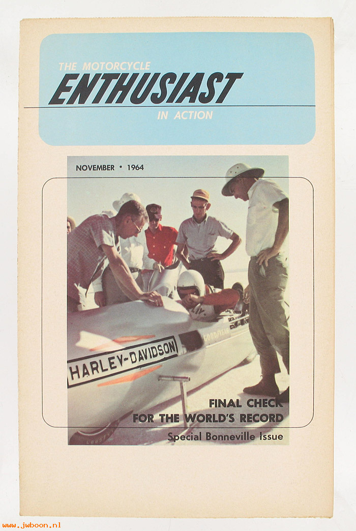   99368-64V11 (99368-64V11): Enthusiast - November 1964 - NOS