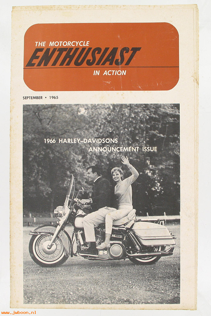  99368-65V09 (99368-65V09): Enthusiast - September 1965 - introducing the 1966 models - NOS