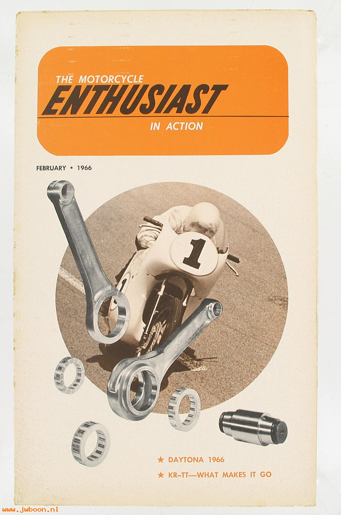   99368-66V02 (99368-66V02): Enthusiast - February 1966 - NOS