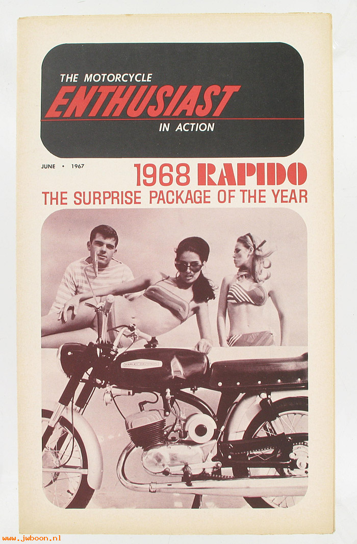   99368-67V06 (99368-67V06): Enthusiast - June 1967 - Rapido 1968 model - NOS