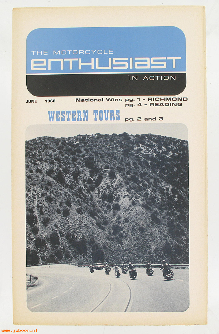   99368-68V06 (99368-68V06): Enthusiast - June 1968 - NOS