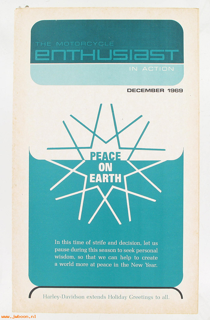   99368-69V12 (99368-69V12): Enthusiast - December 1969 - NOS