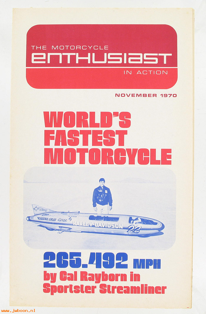  99368-70V11 (99368-70V11): Enthusiast - November 1970 - NOS
