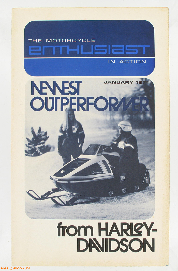   99368-71V01 (99368-71V01): Enthusiast - January 1971 - NOS