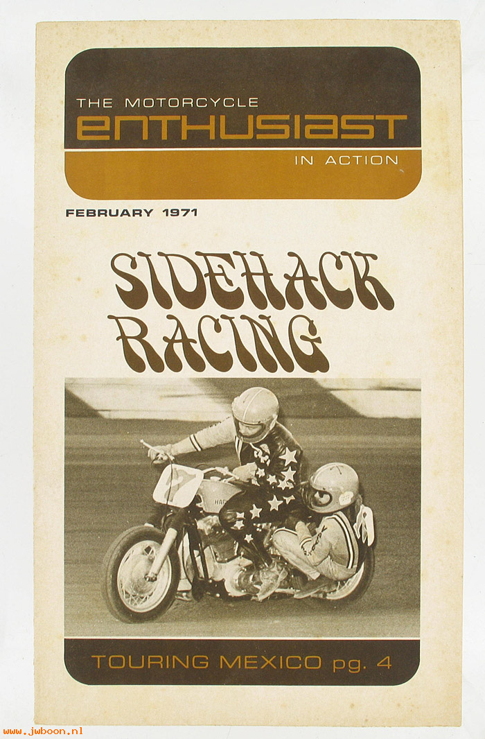   99368-71V02 (99368-71V02): Enthusiast - February 1971 - NOS