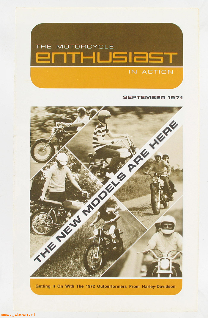   99368-71V09 (99368-71V09): Enthusiast - September 1971 - introducing the 1972 models - NOS