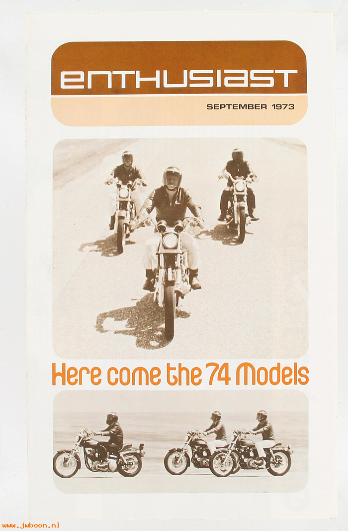   99368-73V09 (99368-73V09): Enthusiast - September 1973 - introducing the 1974 models - NOS