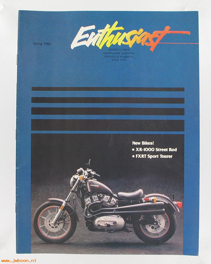   99368-83VB (99368-83VB): Enthusiast - Spring 1983 - FXRT, XR-1000 Street Rod - NOS