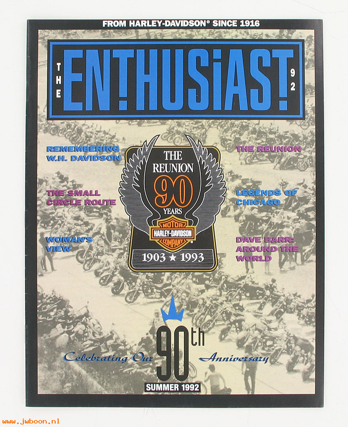   99368-92VC (99368-92VC): Enthusiast - Summer 1992 - 90th Anniversary - NOS