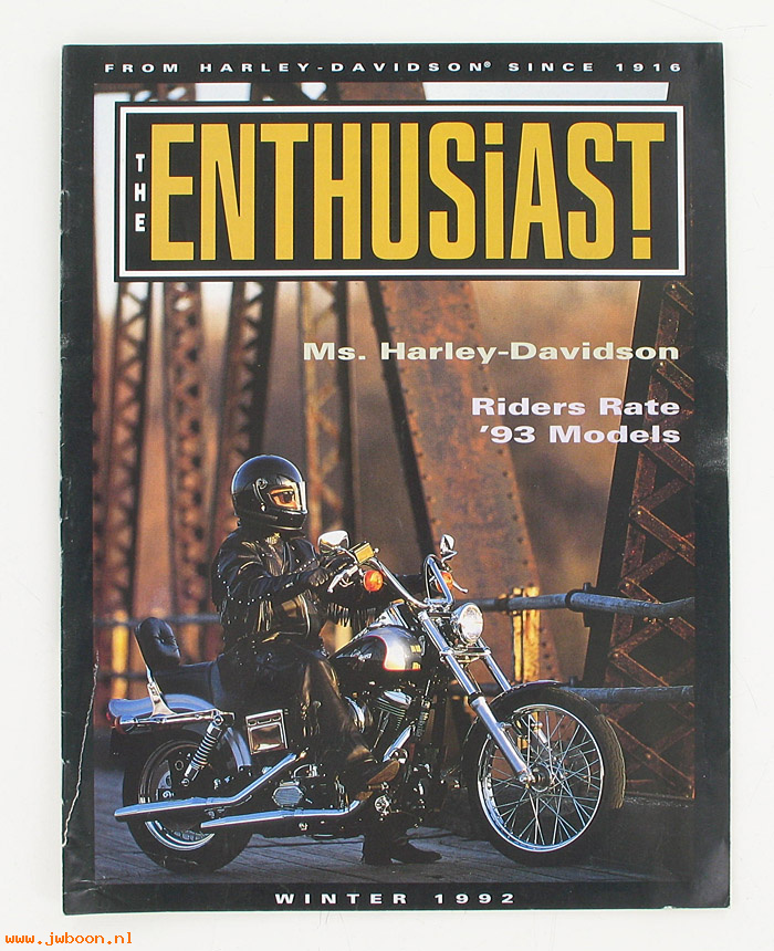   99368-92VD (99368-92VD): Enthusiast - Winter 1992 - introducing the 1993 models - NOS