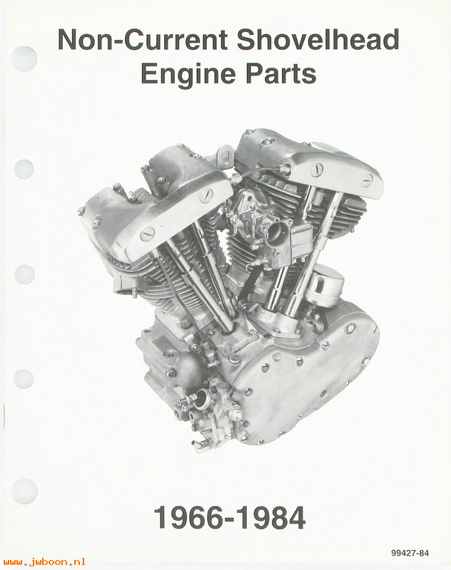   99427-84 (99427-84): Non-current Shovelhead engine parts list - NOS