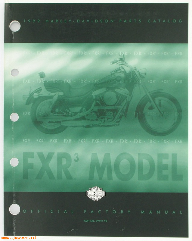   99427-99 (99427-99): FXR 3 parts catalog 1999 - NOS