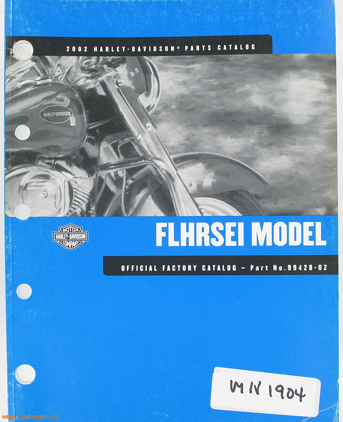   99428-02used (99428-02): FLHRSEI parts catalog 2002