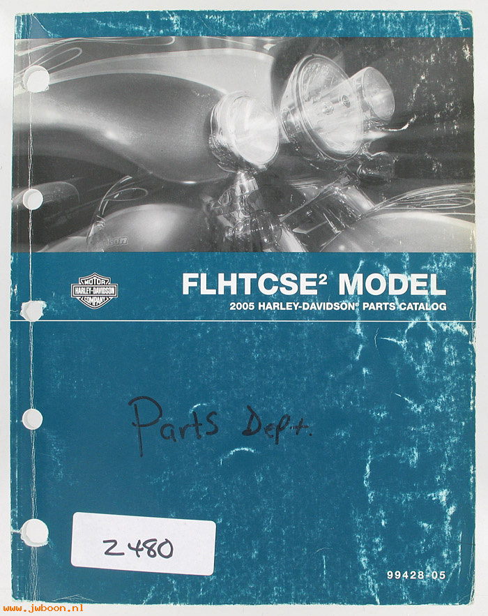   99428-05used (99428-05): FLHTCSE2 parts catalog 2005