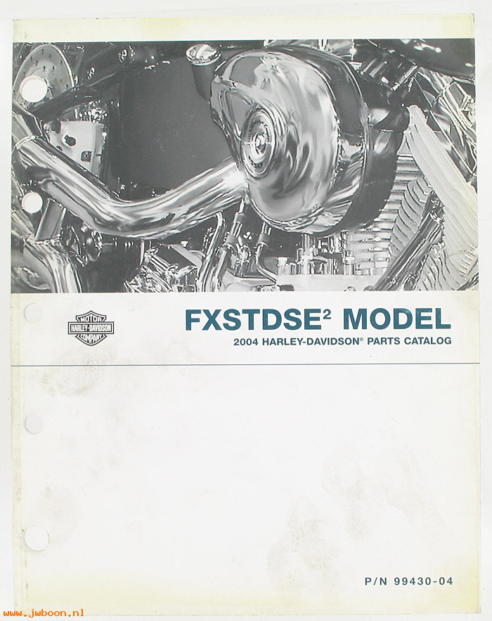   99430-04used (99430-04): FXSTDSE 2 parts catalog 2004