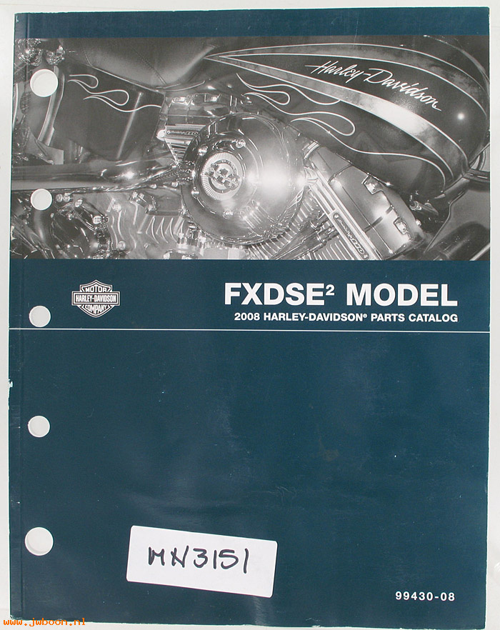   99430-08used (99430-08): FXDSE2 parts catalog 2008