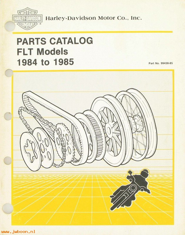   99438-85 (99438-85): FLT parts catalog '84-'85 - NOS