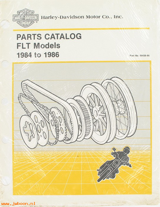   99438-86 (99438-86): FLT parts catalog '84-'86 - NOS