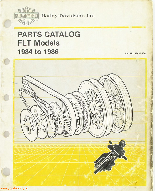   99438-86Aused (99438-86A): FLT parts catalog '84-'86