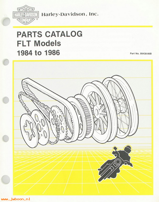   99438-86B (99438-86B): FLT parts catalog '84-'86 - NOS