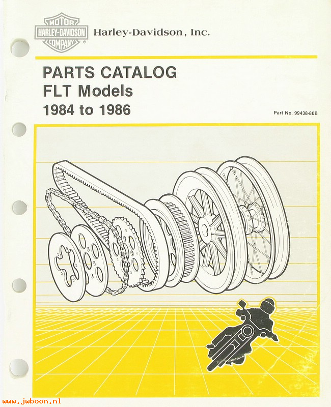   99438-86Bused (99438-86B): FLT parts catalog '84-'86
