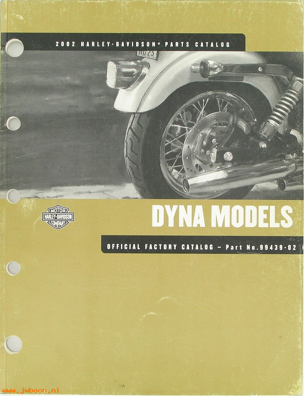   99439-02 (99439-02): Dyna parts catalog 2002 - NOS