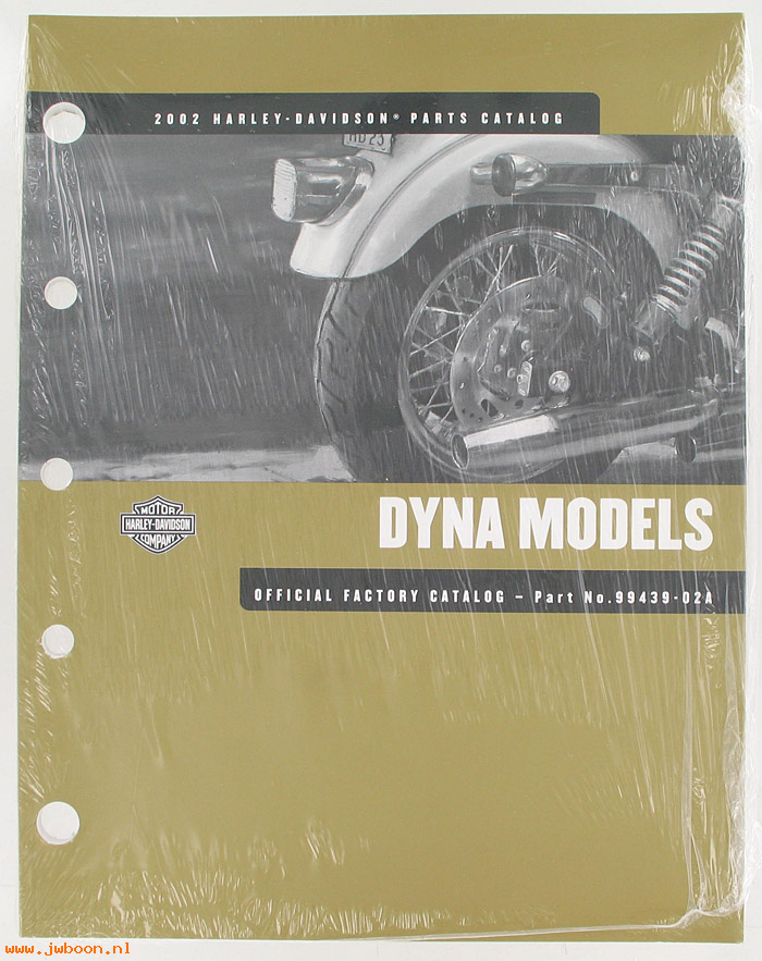   99439-02A (99439-02A): Dyna parts catalog 2002 - NOS