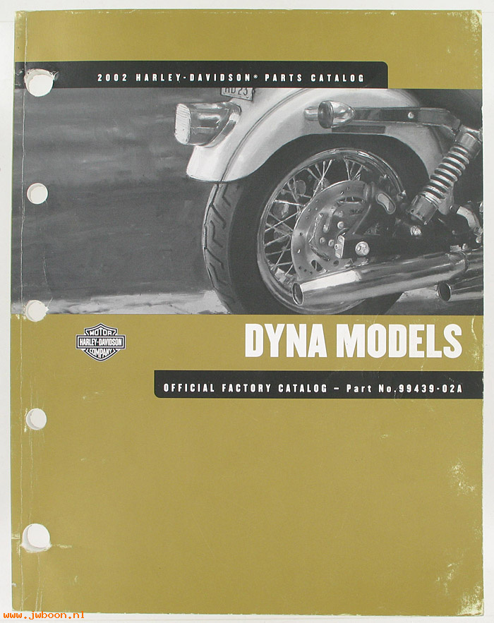   99439-02Aused (99439-02A): Dyna parts catalog 2002