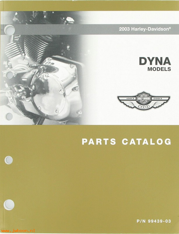   99439-03 (99439-03): Dyna parts catalog 2003 - NOS